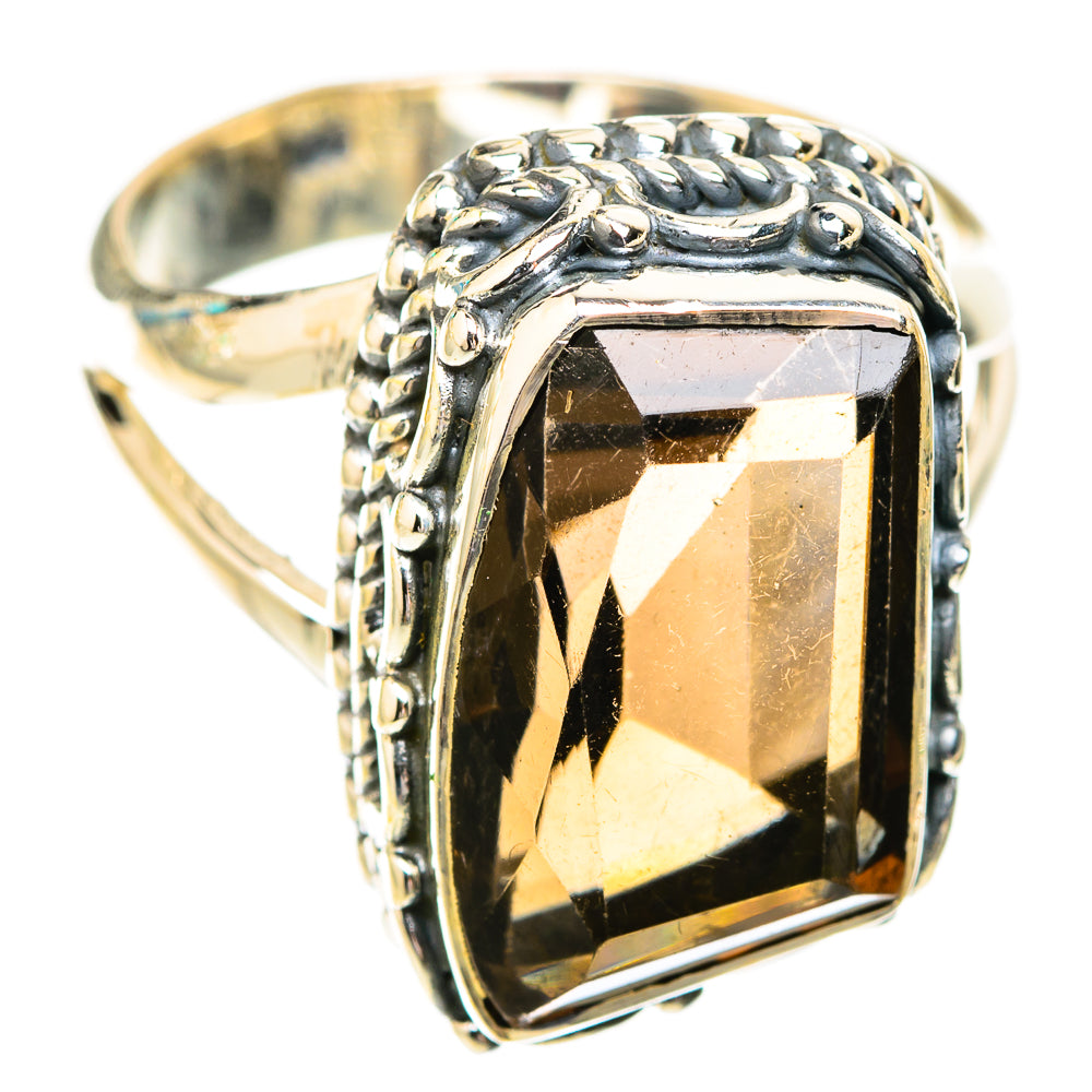 Smoky Quartz Rings handcrafted by Anasilvercos - RING119279 - Photo 2