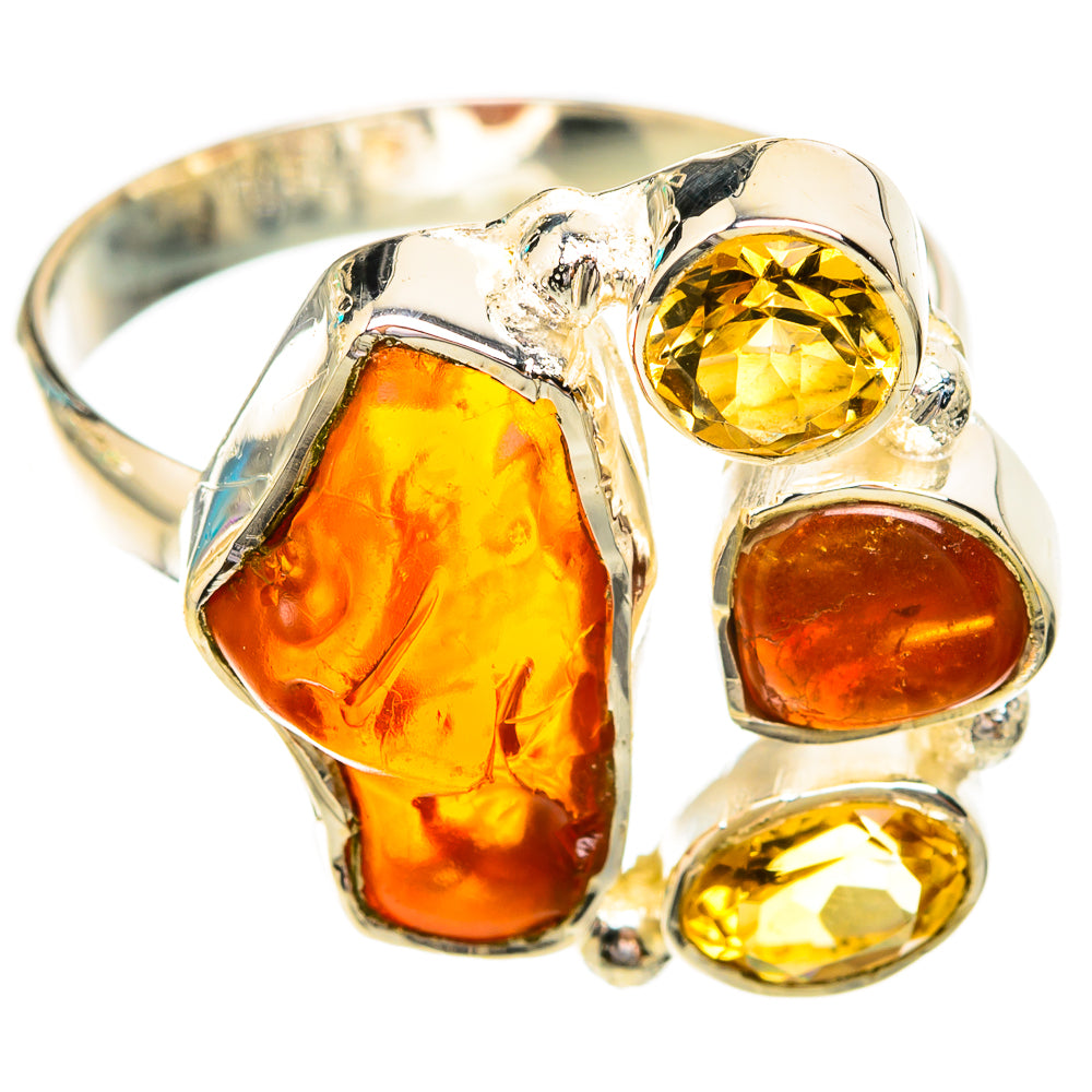 Carnelian, Citrine Rings handcrafted by Anasilvercos - RING119282 - Photo 2