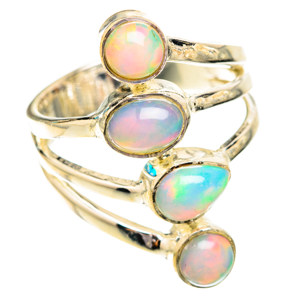 Ethiopian Opal Rings handcrafted by Anasilvercos - RING119292 - Photo 2