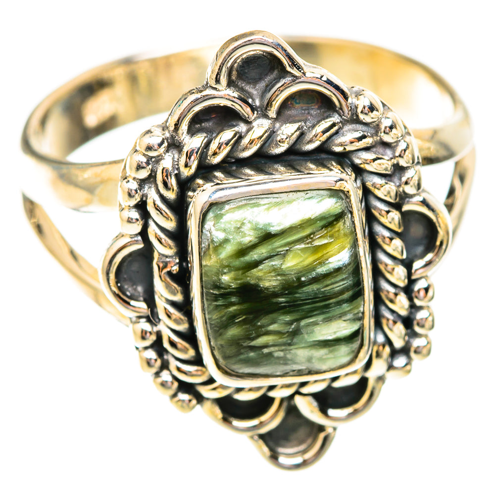 Seraphinite Rings handcrafted by Anasilvercos - RING119327 - Photo 2