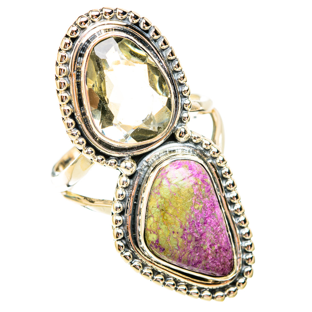 Stichtite, Green Amethyst Rings handcrafted by Anasilvercos - RING119375 - Photo 2