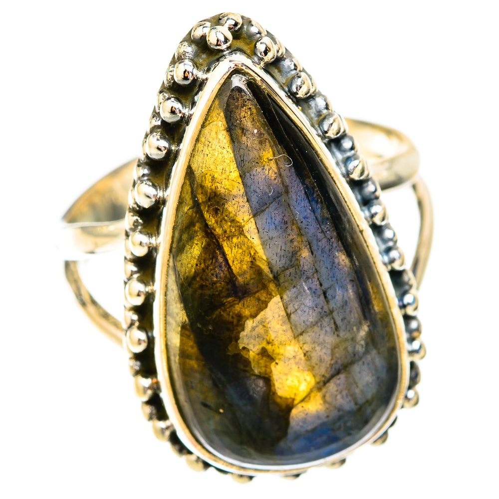 Labradorite Rings handcrafted by Anasilvercos - RING119387 - Photo 2