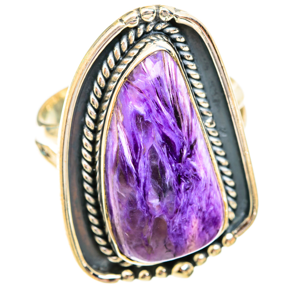 Charoite Rings handcrafted by Anasilvercos - RING119453 - Photo 2