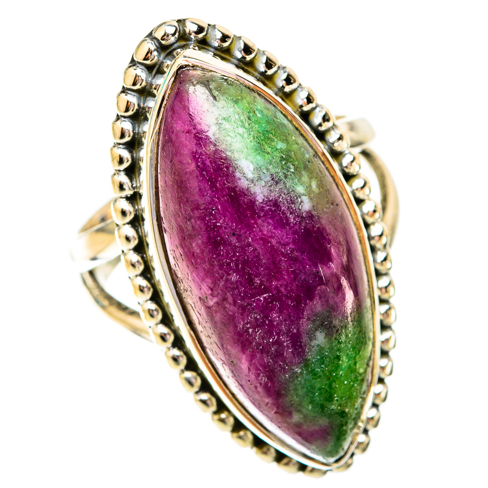 Ruby Zoisite Rings handcrafted by Anasilvercos - RING119465 - Photo 2