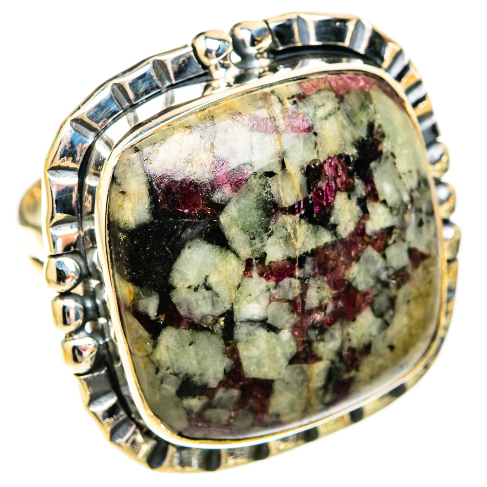 Russian Eudialyte Rings handcrafted by Anasilvercos - RING119490 - Photo 2