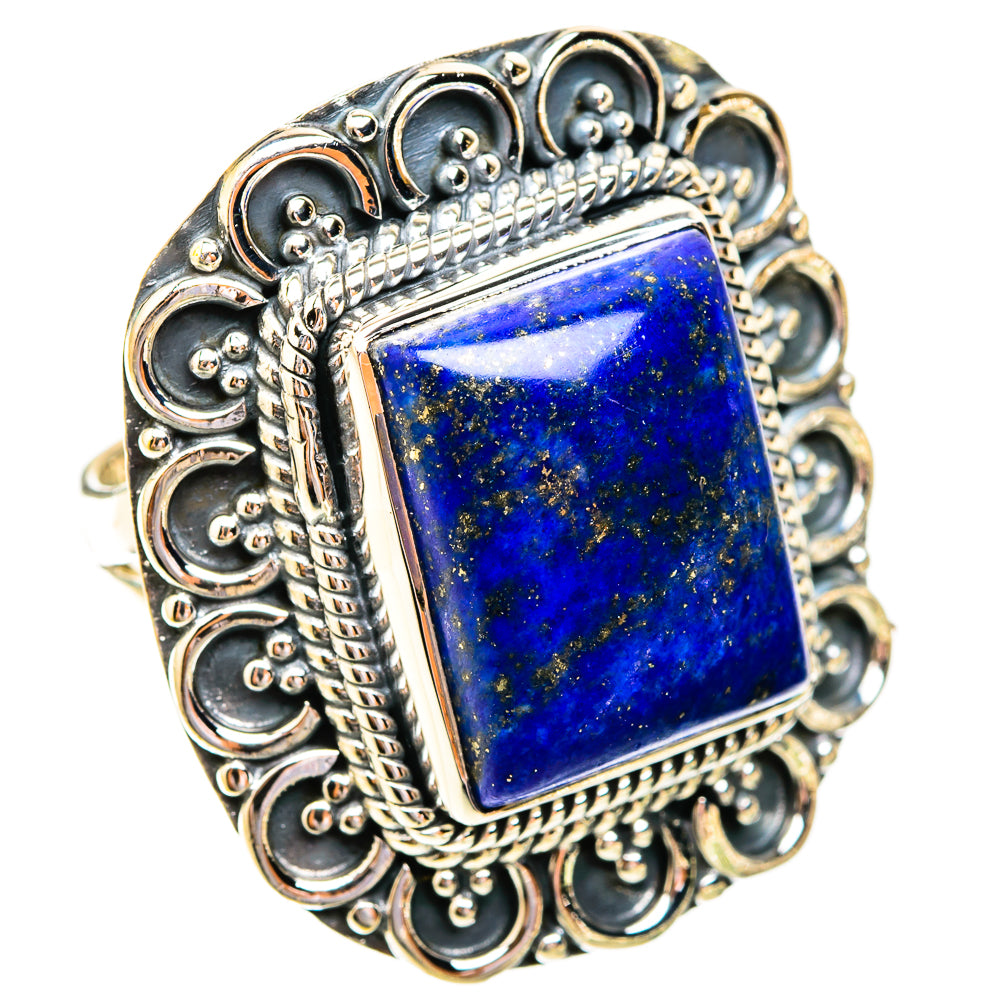 Lapis Lazuli Rings handcrafted by Anasilvercos - RING119508 - Photo 2