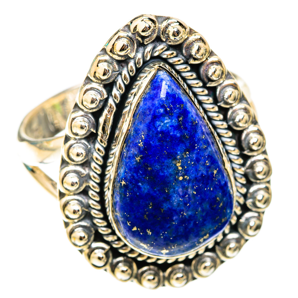 Lapis Lazuli Rings handcrafted by Anasilvercos - RING119512 - Photo 2