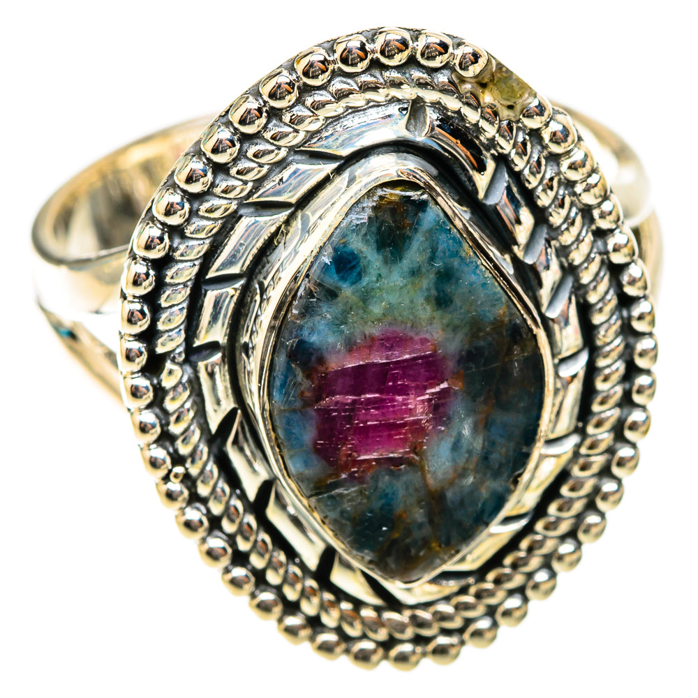 Ruby Fuchsite Rings handcrafted by Anasilvercos - RING119513 - Photo 2