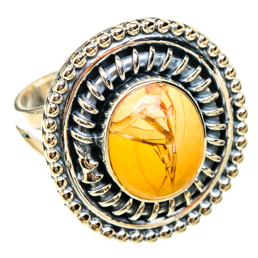 Brecciated Mookaite Rings handcrafted by Anasilvercos - RING119523 - Photo 2