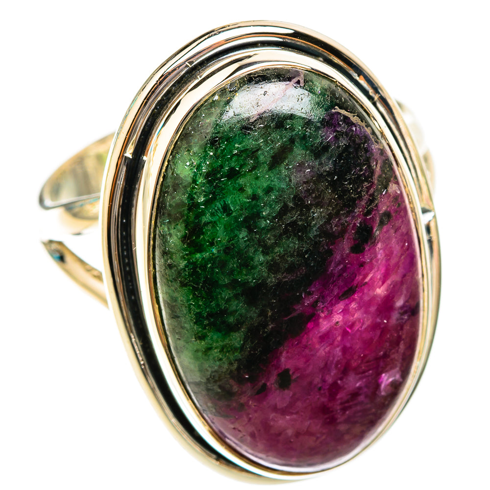 Ruby Zoisite Rings handcrafted by Anasilvercos - RING119535 - Photo 2