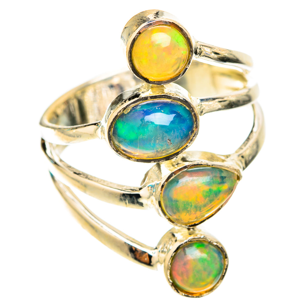 Ethiopian Opal Rings handcrafted by Anasilvercos - RING119536 - Photo 2