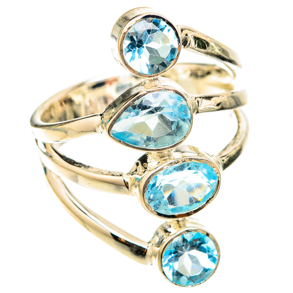 Blue Topaz Rings handcrafted by Anasilvercos - RING119540 - Photo 2