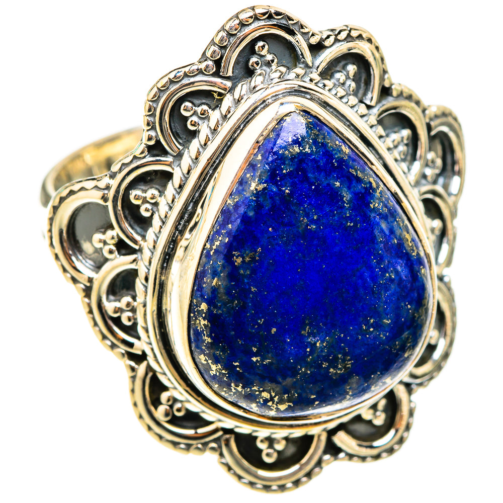 Lapis Lazuli Rings handcrafted by Anasilvercos - RING119544 - Photo 2