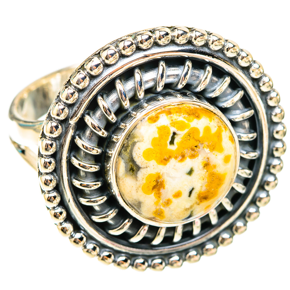 Ocean Jasper Rings handcrafted by Anasilvercos - RING119550 - Photo 2