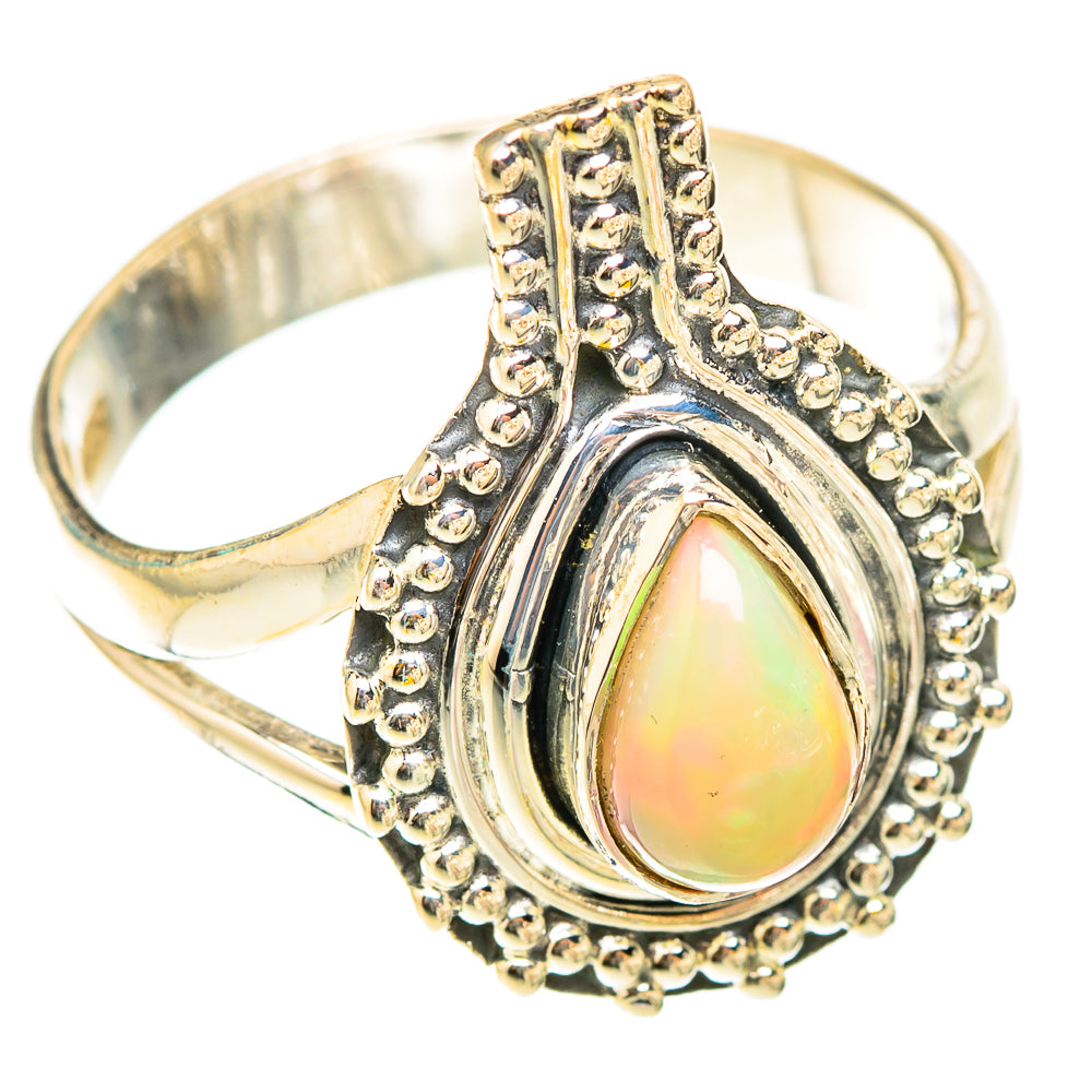 Ethiopian Opal Rings handcrafted by Anasilvercos - RING119563 - Photo 2