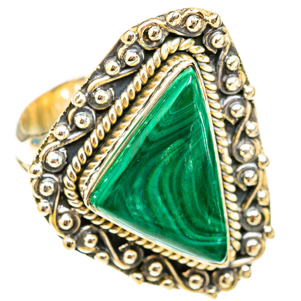 Malachite Rings handcrafted by Anasilvercos - RING119572 - Photo 2
