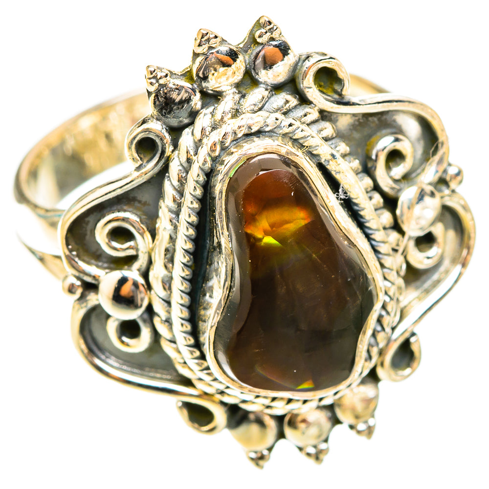Mexican Fire Agate Rings handcrafted by Anasilvercos - RING119576 - Photo 2