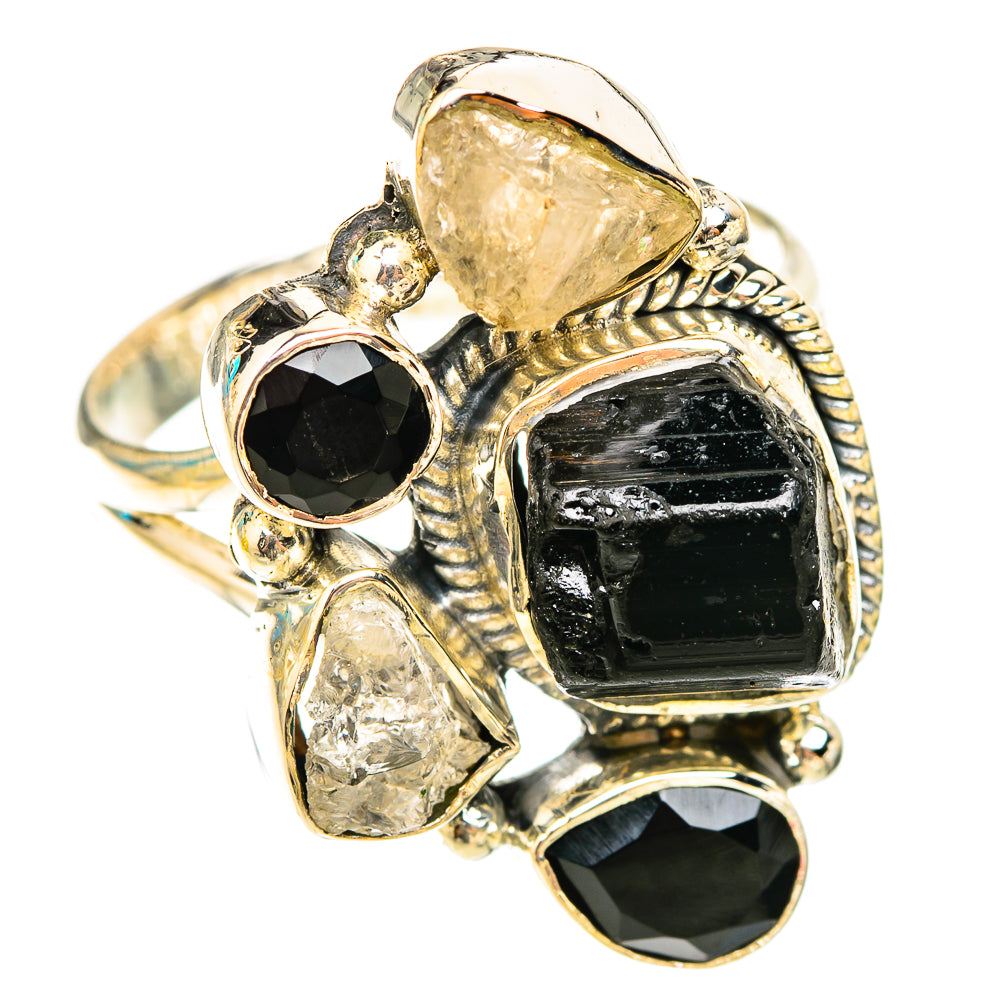 Black Tourmaline Rings handcrafted by Anasilvercos - RING119633 - Photo 2