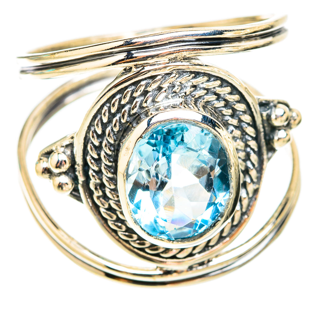 Blue Topaz Rings handcrafted by Anasilvercos - RING119642 - Photo 2
