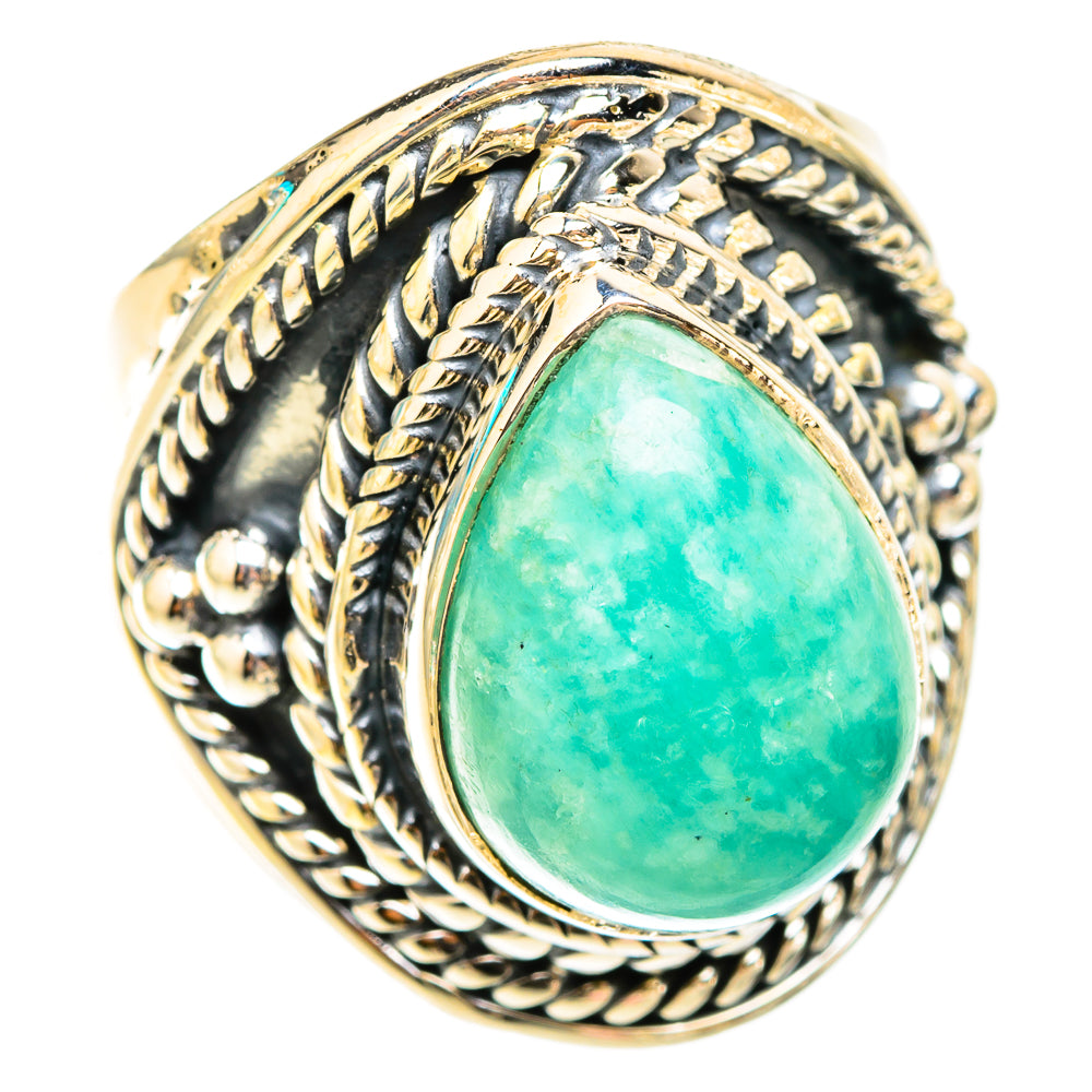 Amazonite Rings handcrafted by Anasilvercos - RING119645 - Photo 2
