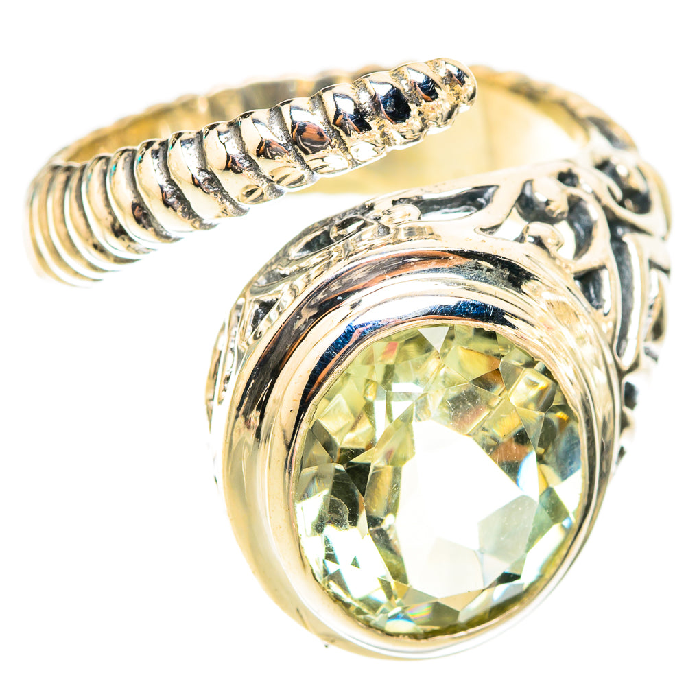 Green Amethyst Rings handcrafted by Anasilvercos - RING119646 - Photo 2