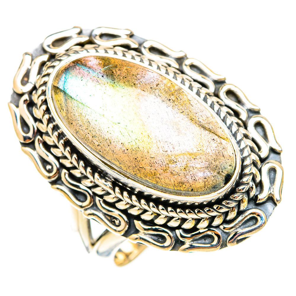 Labradorite Rings handcrafted by Anasilvercos - RING119661 - Photo 2