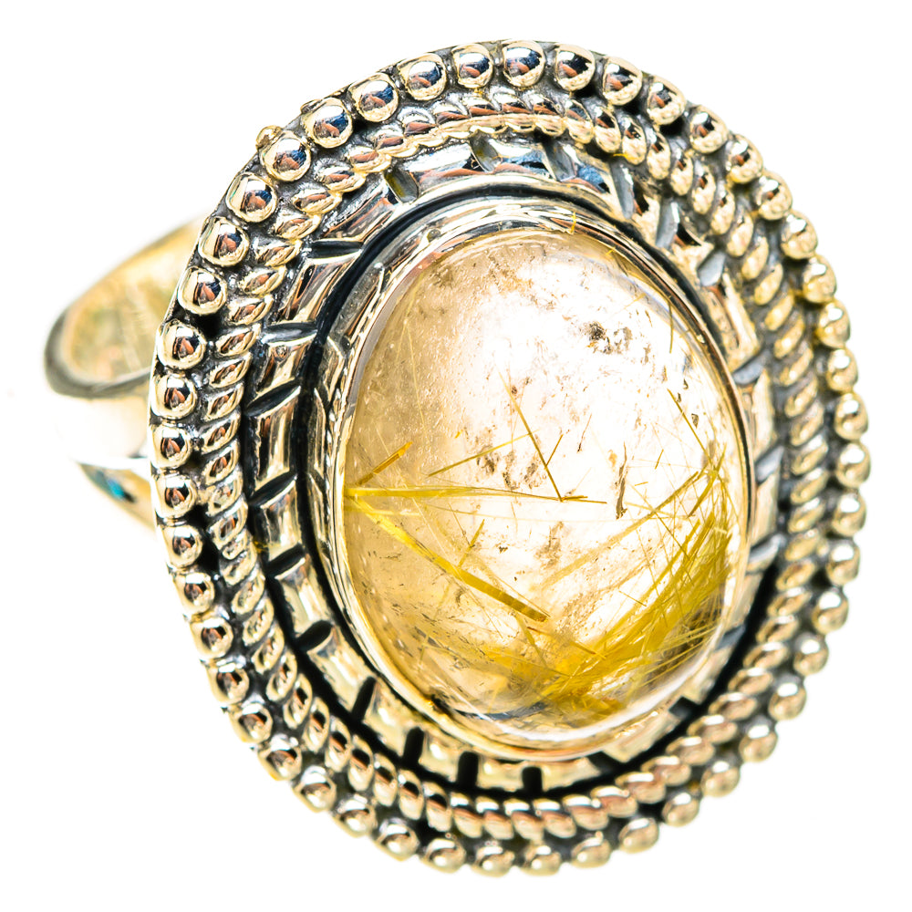 Rutilated Quartz Rings handcrafted by Anasilvercos - RING119684 - Photo 2