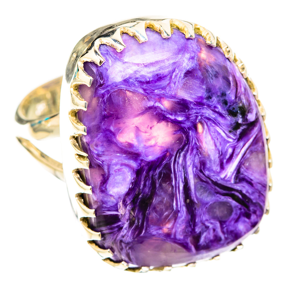Charoite Rings handcrafted by Anasilvercos - RING119713 - Photo 2