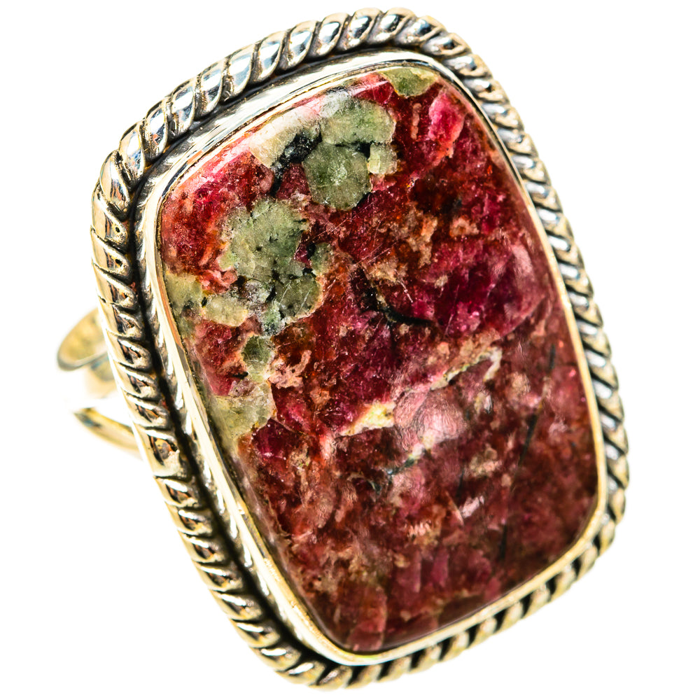Russian Eudialyte Rings handcrafted by Anasilvercos - RING119760 - Photo 2