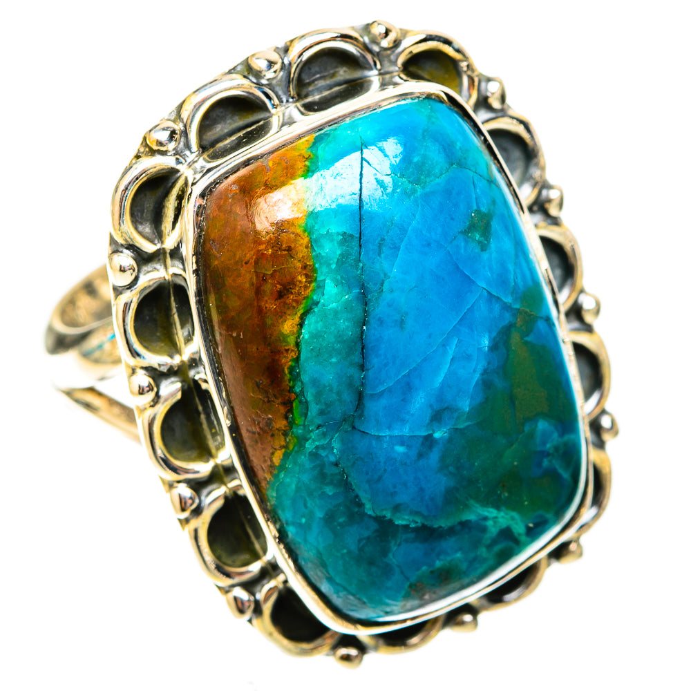 Chrysocolla Rings handcrafted by Anasilvercos - RING119776 - Photo 2