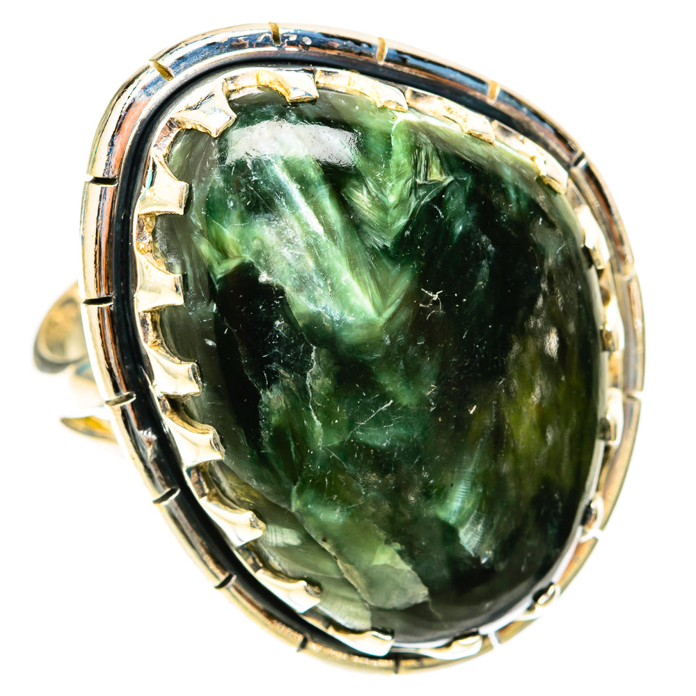 Seraphinite Rings handcrafted by Anasilvercos - RING119782 - Photo 2