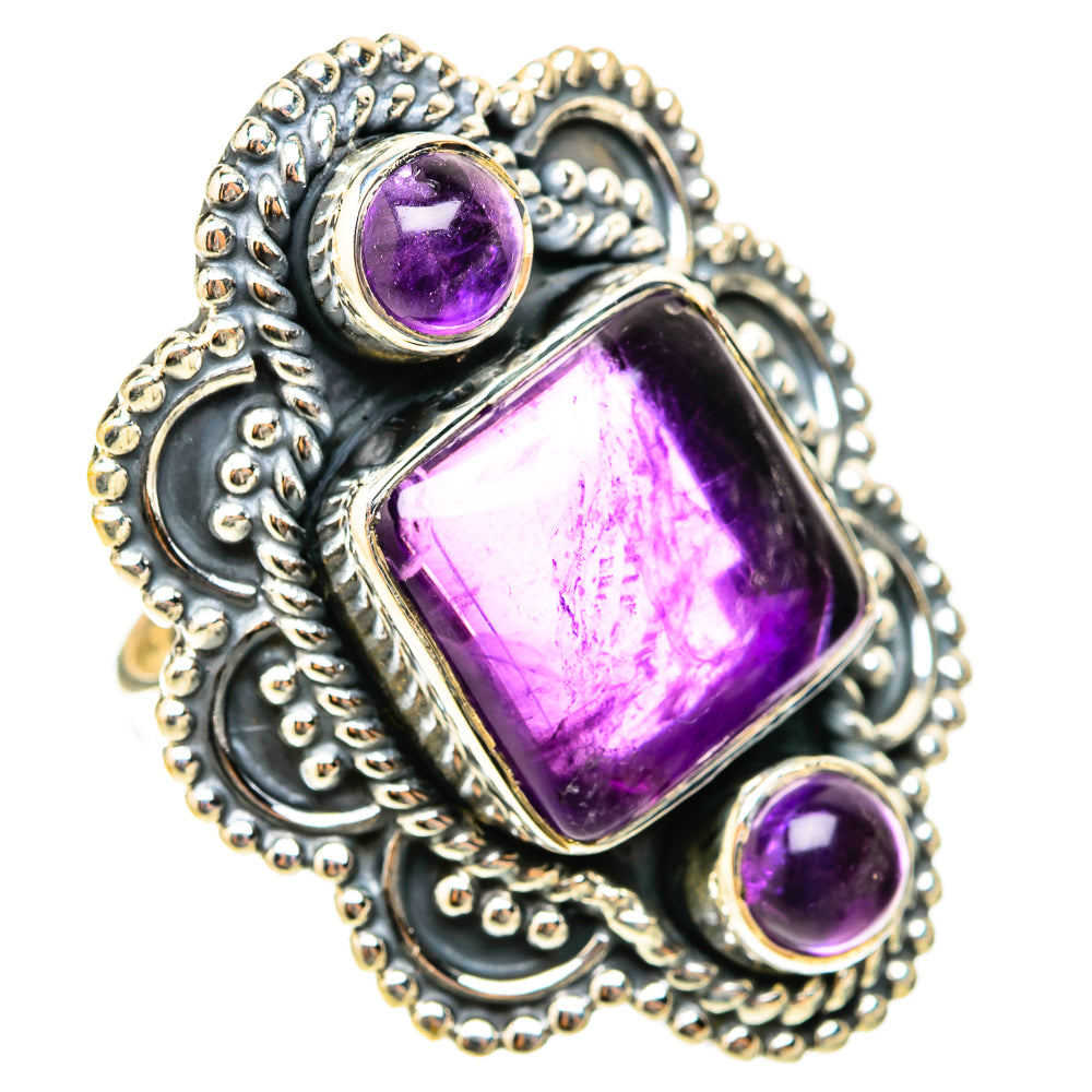 Amethyst Rings handcrafted by Anasilvercos - RING119798 - Photo 2