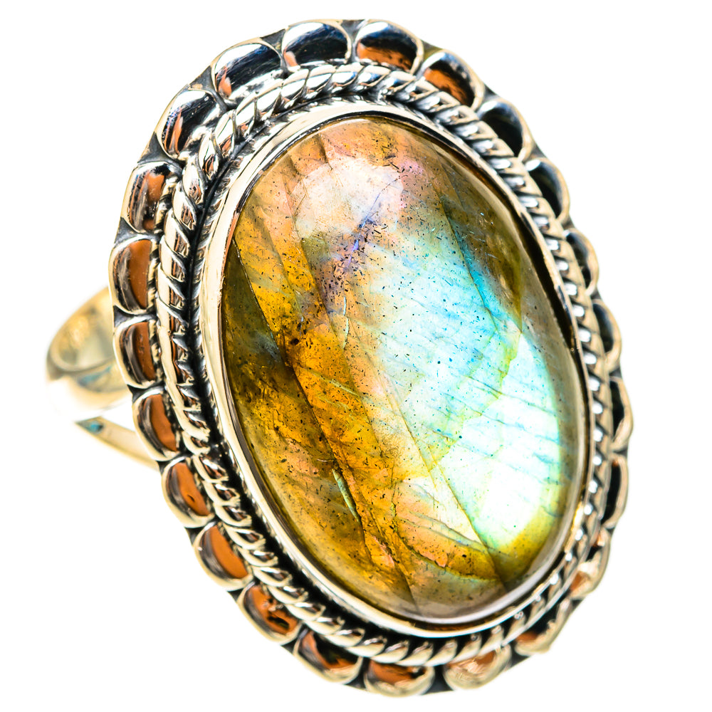 Labradorite Rings handcrafted by Anasilvercos - RING119806 - Photo 2