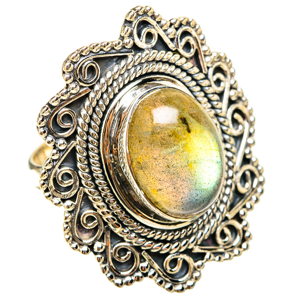 Labradorite Rings handcrafted by Anasilvercos - RING119807 - Photo 2