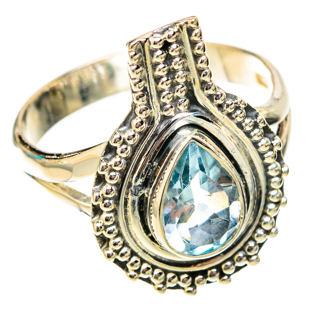 Blue Topaz Rings handcrafted by Anasilvercos - RING119810 - Photo 2