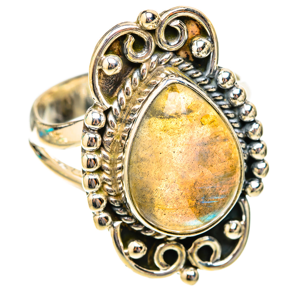 Labradorite Rings handcrafted by Anasilvercos - RING119816 - Photo 2