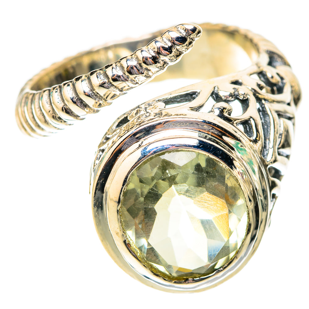 Green Amethyst Rings handcrafted by Anasilvercos - RING119819 - Photo 2