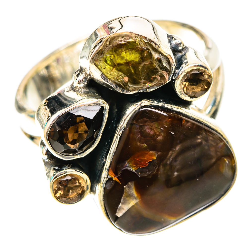Mexican Fire Agate Rings handcrafted by Anasilvercos - RING119824 - Photo 2
