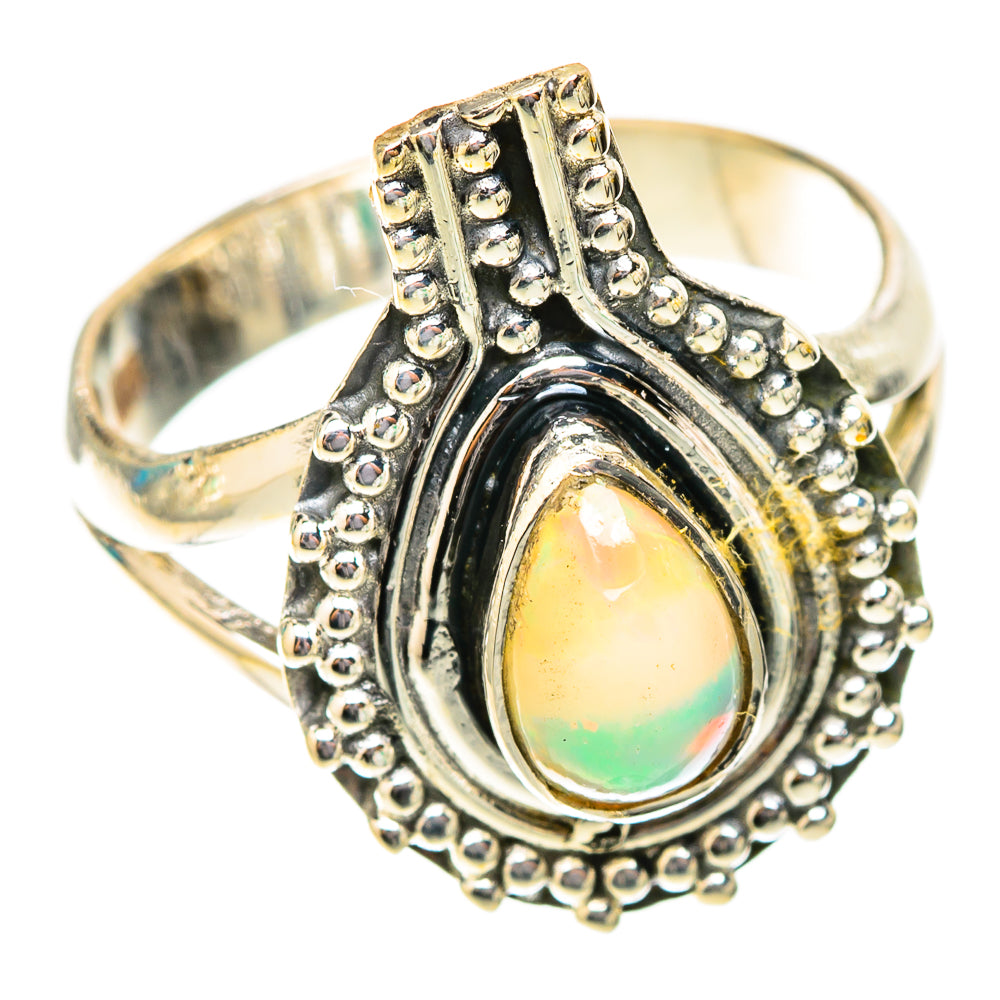 Ethiopian Opal Rings handcrafted by Anasilvercos - RING119838 - Photo 2