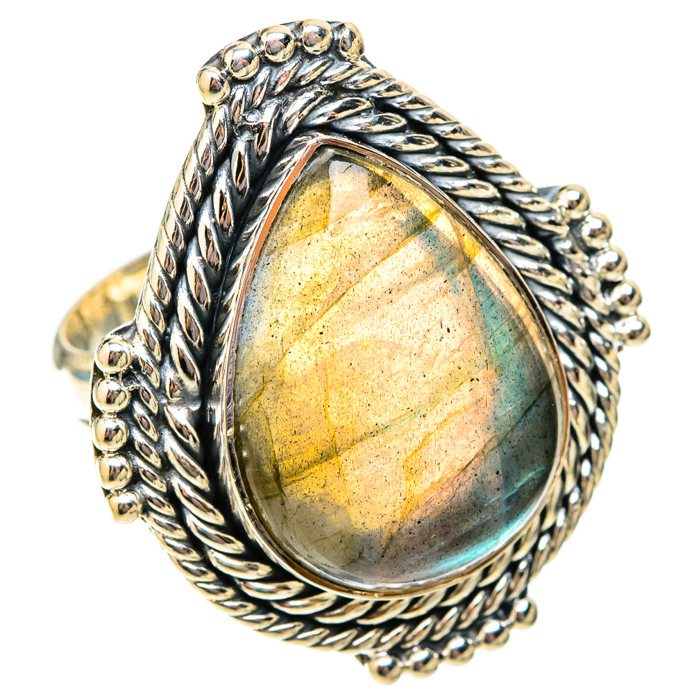 Labradorite Rings handcrafted by Anasilvercos - RING119848 - Photo 2