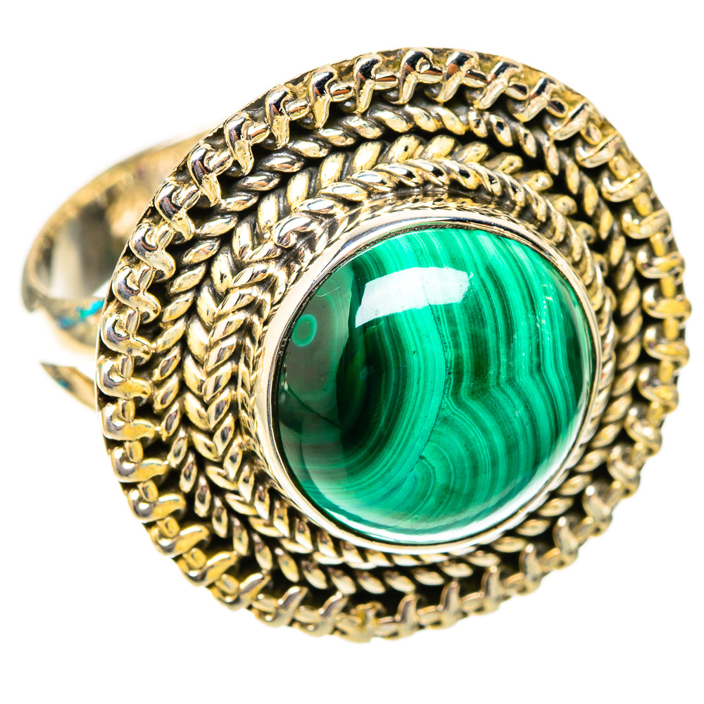 Malachite Rings handcrafted by Anasilvercos - RING119850 - Photo 2
