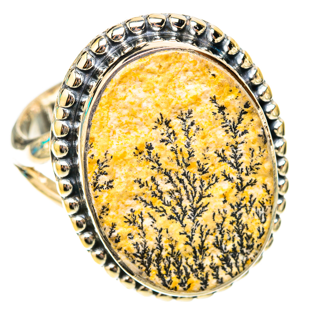 Germany Psilomelane Dendritic Rings handcrafted by Anasilvercos - RING119856 - Photo 2