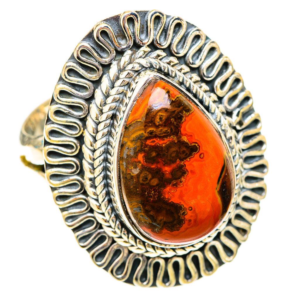 Moroccan Agate Rings handcrafted by Anasilvercos - RING119857 - Photo 2