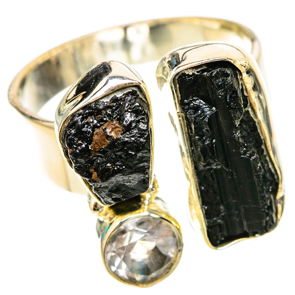 Black Tourmaline Rings handcrafted by Anasilvercos - RING119865 - Photo 2