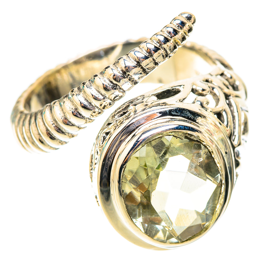 Green Amethyst Rings handcrafted by Anasilvercos - RING119881 - Photo 2