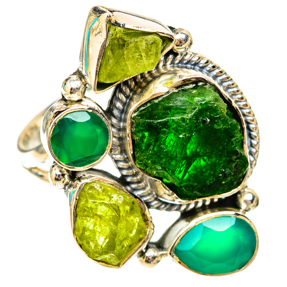 Chrome Diopside Rings handcrafted by Anasilvercos - RING119884 - Photo 2