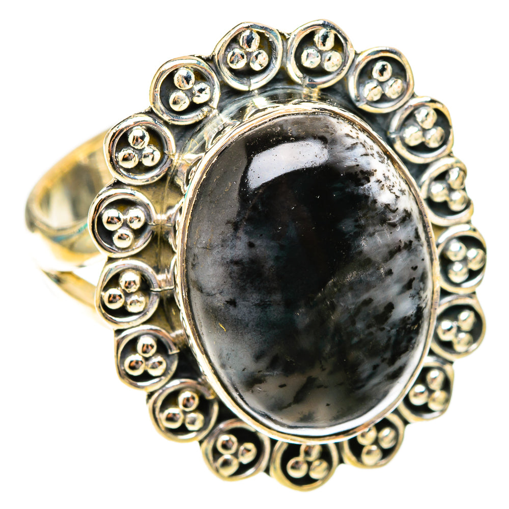Dendritic Opal Rings handcrafted by Anasilvercos - RING119895 - Photo 2