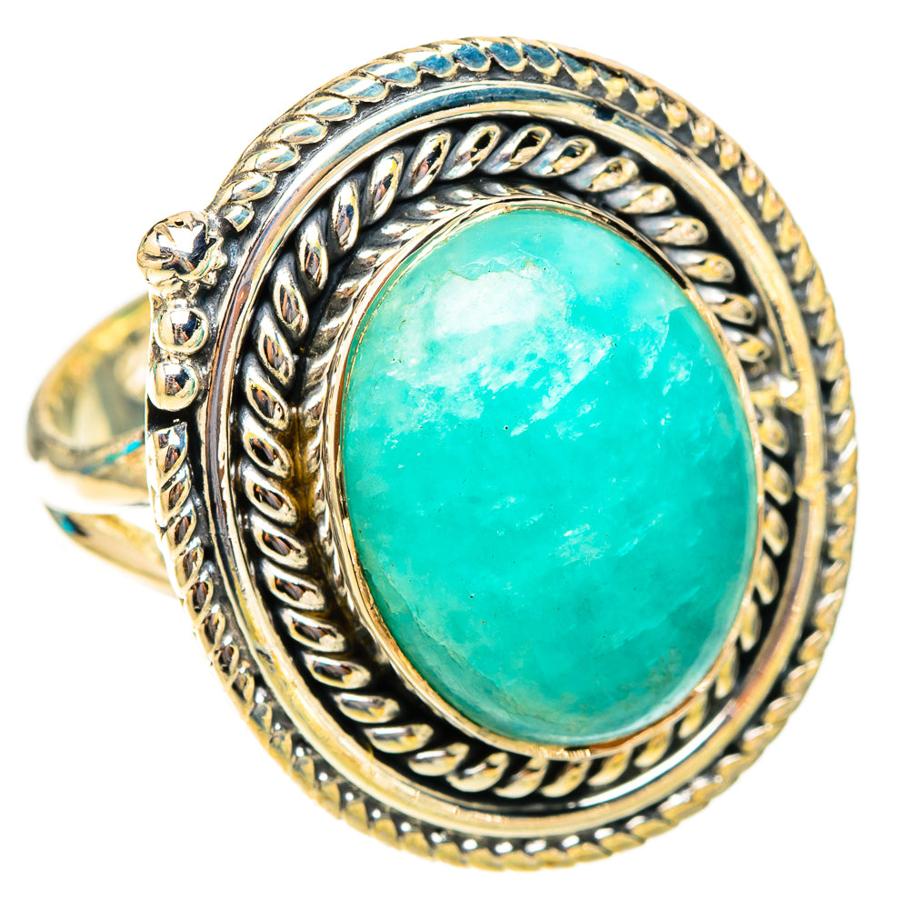 Amazonite Rings handcrafted by Anasilvercos - RING119907 - Photo 2