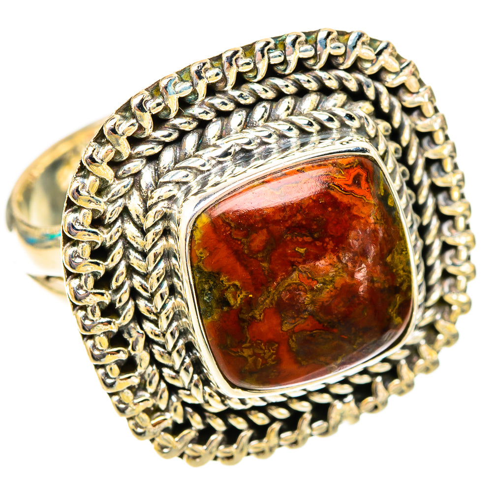 Moroccan Agate Rings handcrafted by Anasilvercos - RING119913 - Photo 2