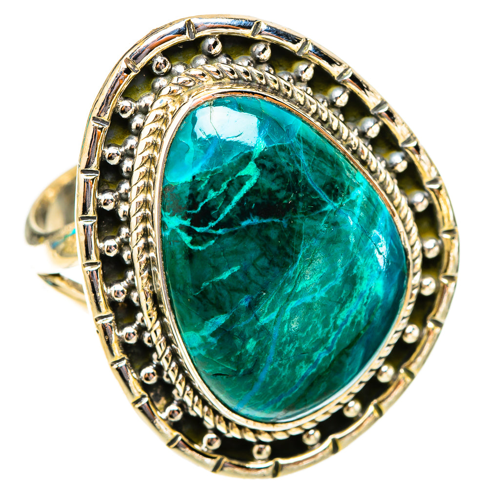 Chrysocolla Rings handcrafted by Anasilvercos - RING119967 - Photo 2